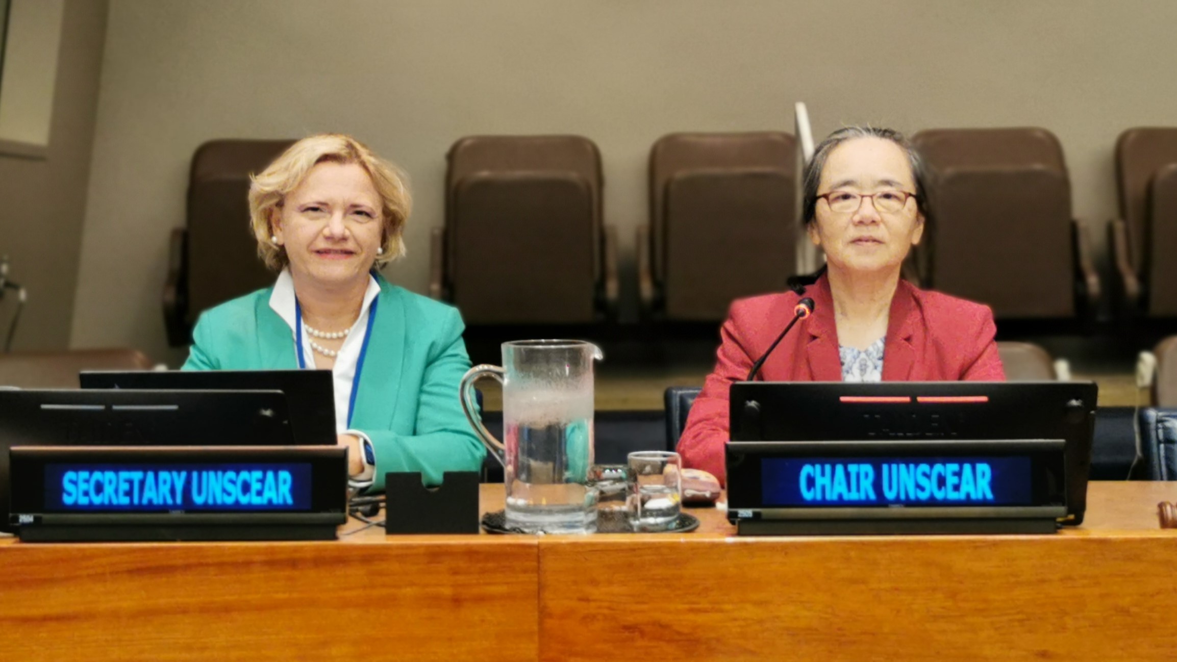 Chair presents the latest UNSCEAR Report to the 78th UN GA