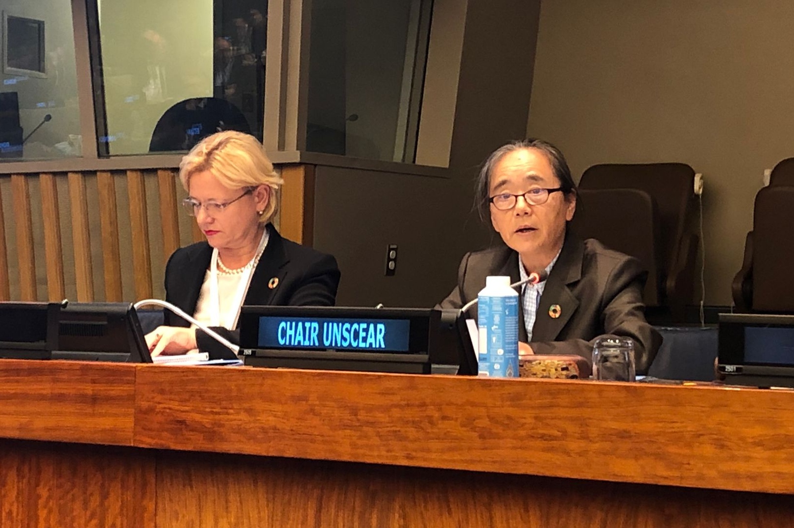 Chair presents the latest UNSCEAR Report to the 77th UN GA